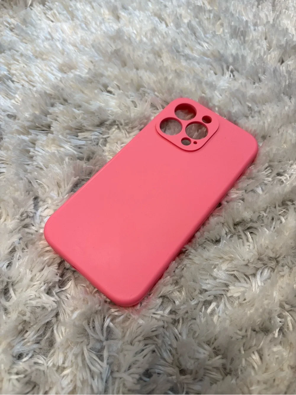 Pink iPhone Case Set of 3 - Soft Pink Decorative and Clear Protective Covers